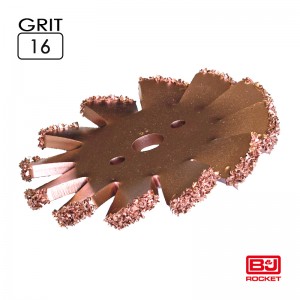 RFBOT AIRBOT Ø100x 13mm, AH 1/2", 132184 Grit 16 