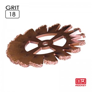 RFBOT AIRBOT Ø150x 13mm, AH 1/2", 132155 Grit 18 