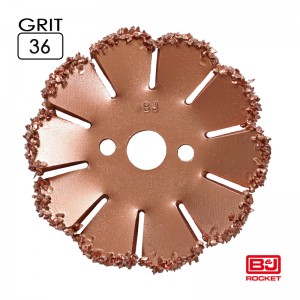 RFBOT AIRBOT Ø76x 10mm, AH 1/2", 132182 Grit 36 