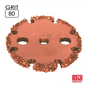 RFBOT Ø70x 6mm, AH 3/8"x24thread, 132066 Grit 80 
