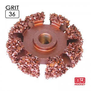 RFBOT Ø50x 13mm, AH 3/8"x24thread, 132064 Grit 36 