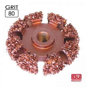 RFBOT Ø50x 13mm, AH 3/8"x24thread, 132064 Grit 80 