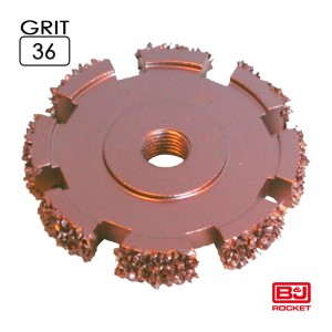 FFBOT Ø50x 8mm, AH 3/8"x24thread, 132058 Grit 36 