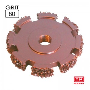FFBOT Ø50x 8mm, AH 3/8"x24thread, 132058 Grit 80 