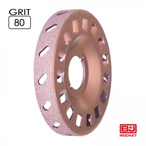 UW AIR Ø225x 38mm, AH 60mm, 132027 Grit 80 