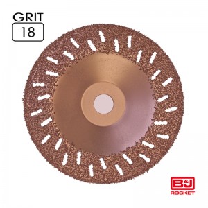 FD Ø175x 2mm, AH 22mm belüftet, 132117 Grit 18 