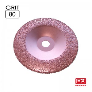FD Ø125x 2mm, AH 22mm, 132110 Grit 80 