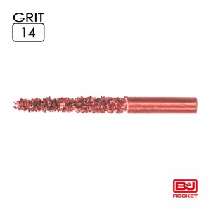 PR Ø6 x 65mm, 40mm pointed, Shaft 6mm, 132084 Grit 14 