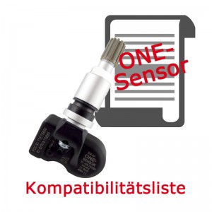 ONE-Sensor Kompatibilitätsliste 