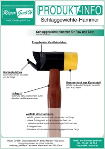 Wuchthammer Produktinformation 